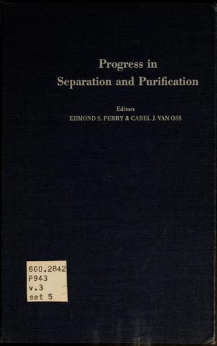 Progress in separation and purification