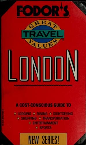 Fodor's great travel values, London
