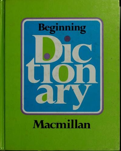 Beginning dictionary, Macmillan