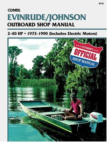 Evinrude/Johnson outboard shop manual, 2-40 HP, 1973-1990