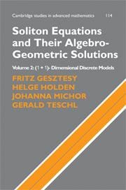 Soliton Equations and Their Algebro-Geometric Solutions. Volume II