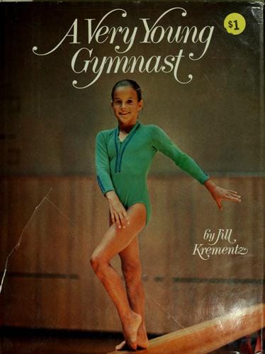 A very young gymnast