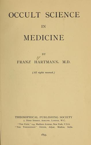 Occult science in medicine