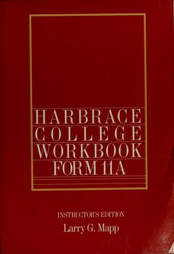 Harbrace college workbook