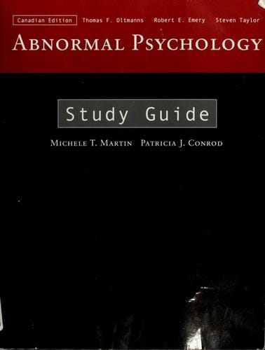 Abnormal psychology, Canadian edition