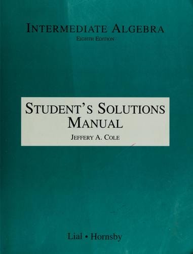 Student's solutions manual