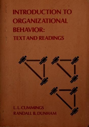 Introduction to organizational behavior