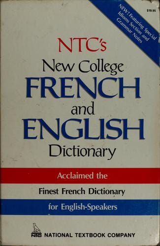 NTC's new college French and English dictionary