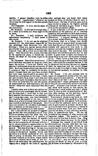 The Debates of the Constitutional Convention of the State of Maryland