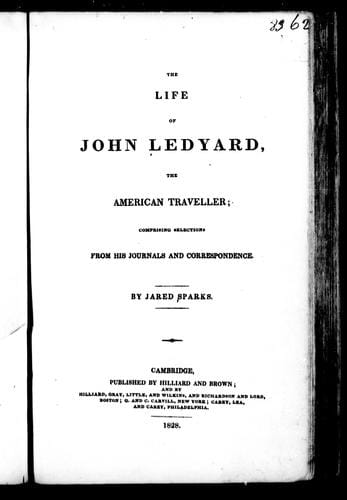 The life of John Ledyard, the American traveller