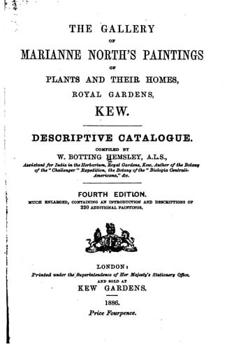 The gallery of Marianne North's paintings of plants and their homes, Royal Gardens, Kew