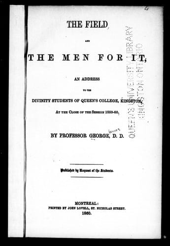 The field and the men for it