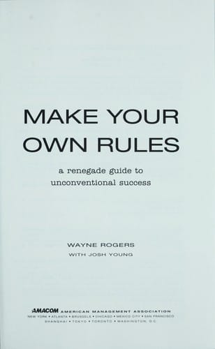 Make your own rules