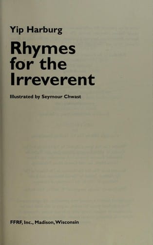 Rhymes for the irreverent
