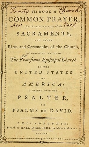 Book of common prayer