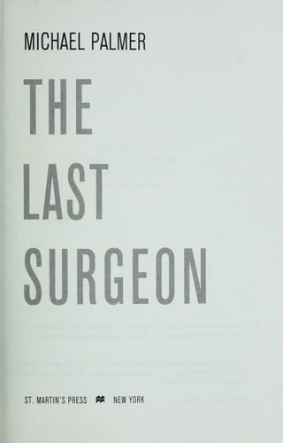 The last surgeon