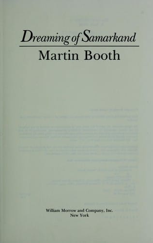 Dreaming of Samarkand