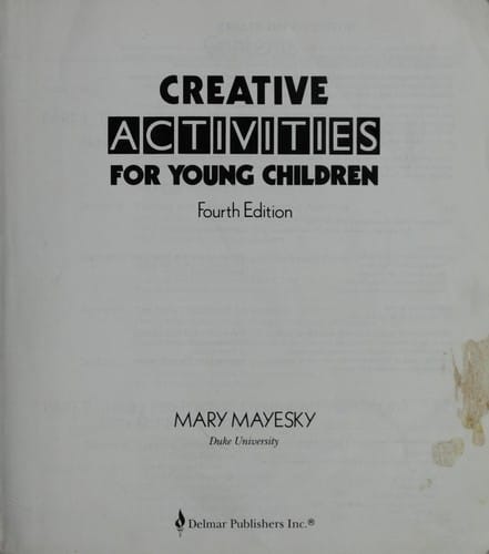 Creative Activities for Young Children