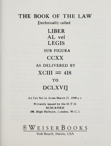 Book of the Law