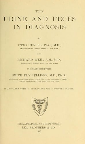 The urine and feces in diagnosis