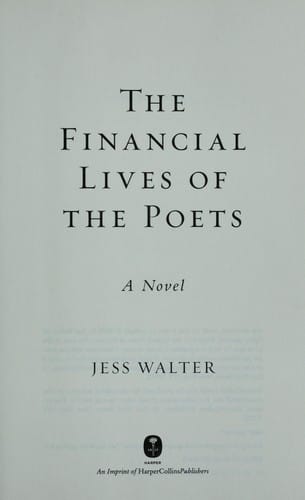 The financial lives of the poets