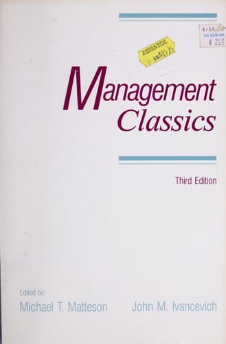 Management classics