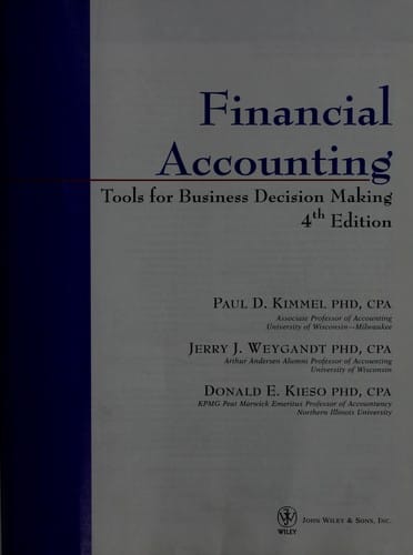 Financial Accounting Tools for Decision Business Making