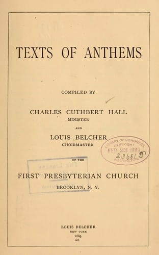 Text of anthems