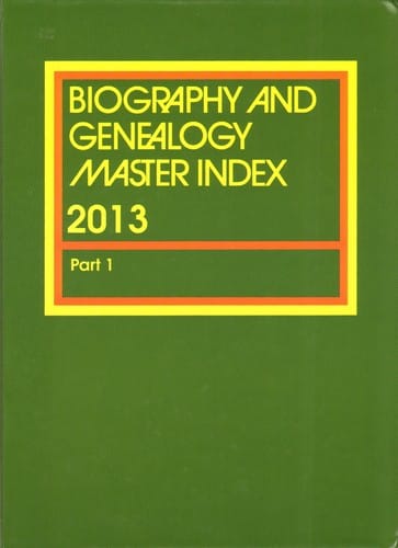 Biography and Genealogy Master Index