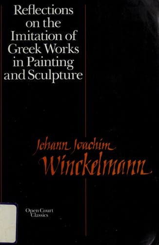 Reflections on the imitation of Greek works in painting and sculpture