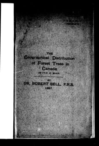 The geographical distribution of forest trees in Canada (with a map)