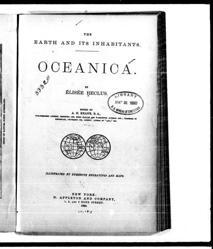 The earth and its inhabitants, Oceania