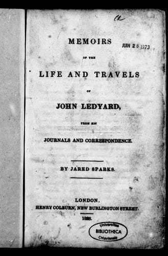 Memoirs of the life and travels of John Ledyard