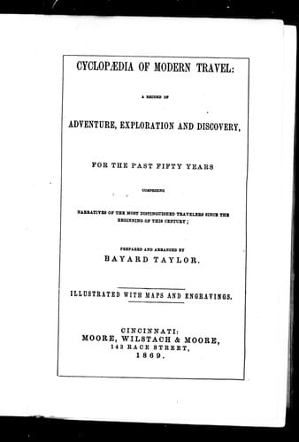 Cyclopædia of modern travel