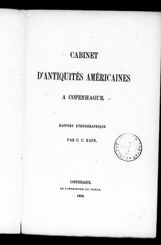 Cabinet d'antiquités américaines à Copenhague