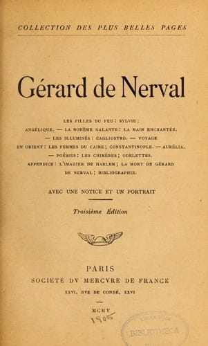 Gérard de Nerval