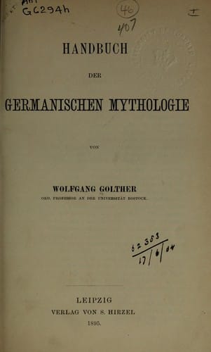 Handbuch der germanischen Mythologie