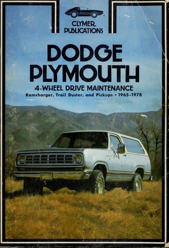 Dodge, Plymouth 4-wheel drive, 1965-1982, includes diesel