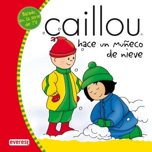 Caillou hace un muñeco de nieve