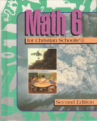 Math 6 for Christian schools.
