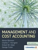 Management and cost accounting