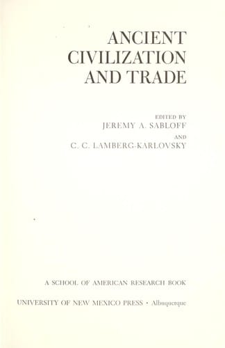 Ancient civilization and trade