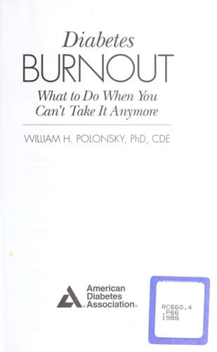 Diabetes burnout