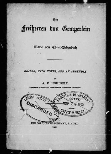 Die Freiherren von Gemperlein