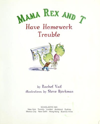Mama Rex and T have homework trouble