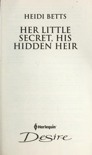 Her little secret, his hidden heir