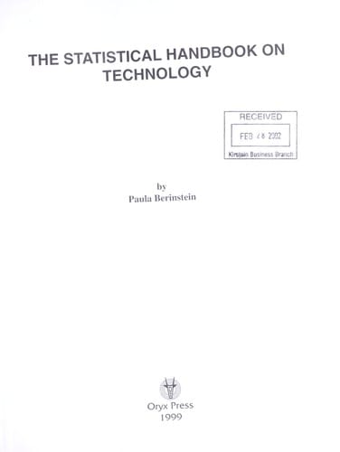 The statistical handbook of technology