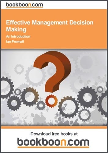 Effective Management Decision Making An Introduction