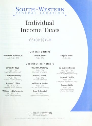 South-Western federal taxation
