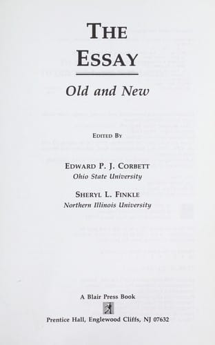 The Essay, old and new